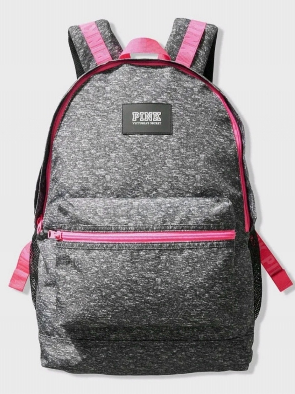 NWT PINK by Victoria's Secret Heather Grey & Pink Backpack